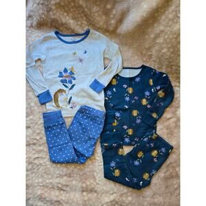 Carter's 4 piece pajama set 3T girl Hedgehogs